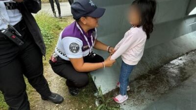 ALERTA: Niña de 4 años desaparecida es encontrada dentro de un poste de la CFE