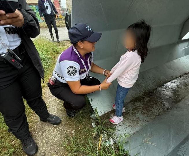 ALERTA: Niña de 4 años desaparecida es encontrada dentro de un poste de la CFE