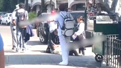 VIDEO: Vecino somete a ratero que escapaba con el bolso de una señora