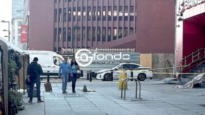 DRAMÁTICO. Un hombre murió la mañana de este domingo al salir del cajero automático en el centro de la CDMX