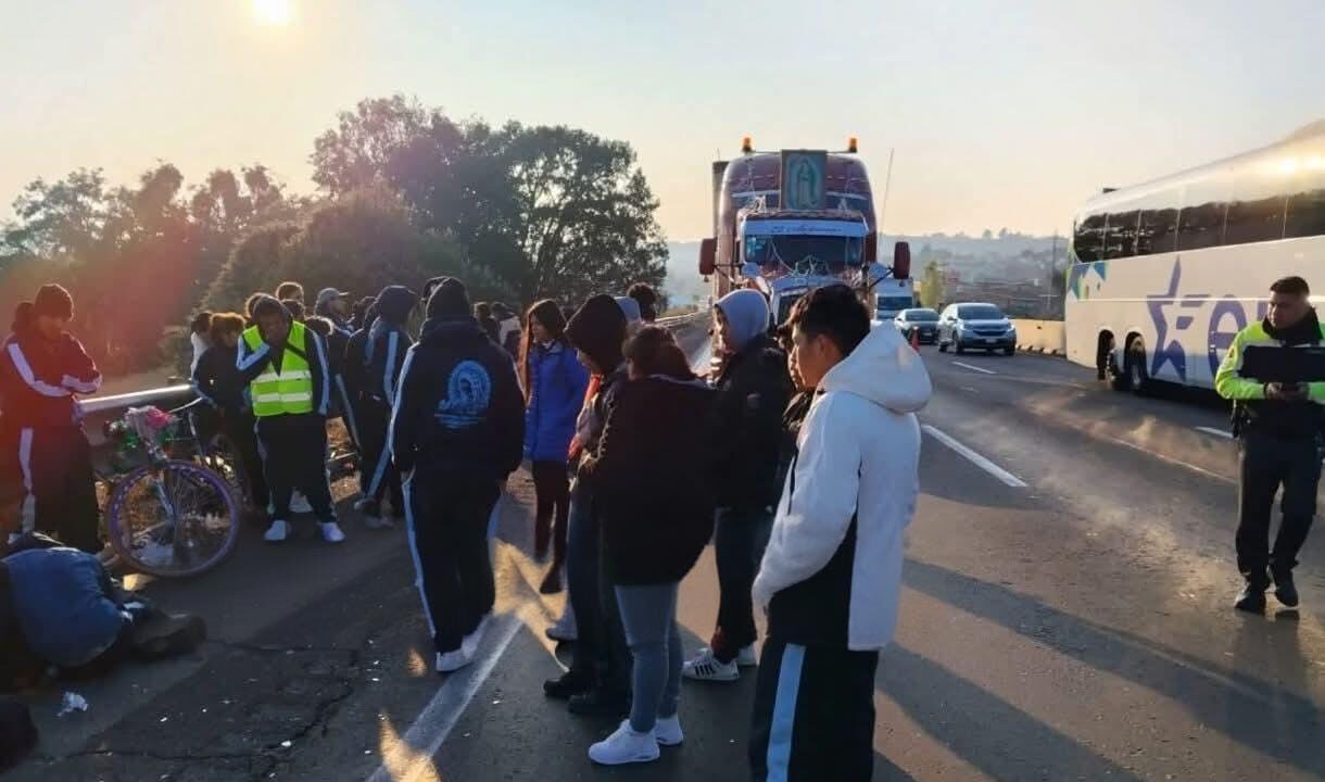 VIDEO. César tenía 14 años, peregrinaba en bici a la Basílica con su papá y hoy los arrollaron; él murió
