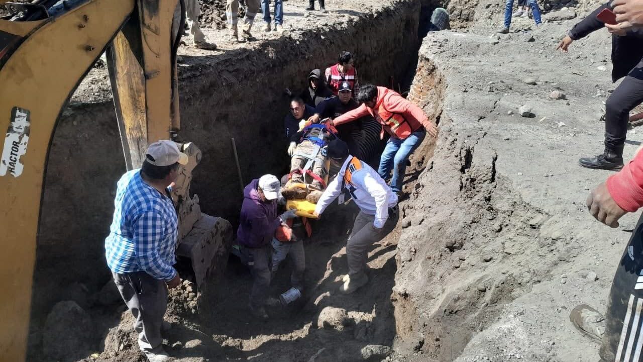 VIDEO: Alejandro trabajaba en una obra cuando un derrumbe lo dejó atrapado