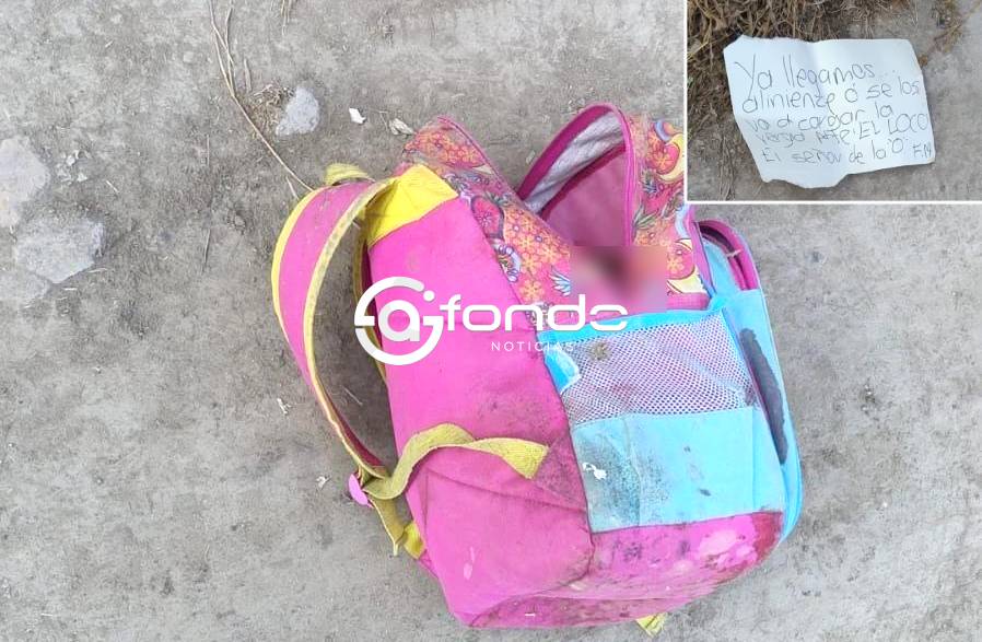 TERROR. Encuentran mochilas con cabezas humanas el Estado de México; una tenía mensaje