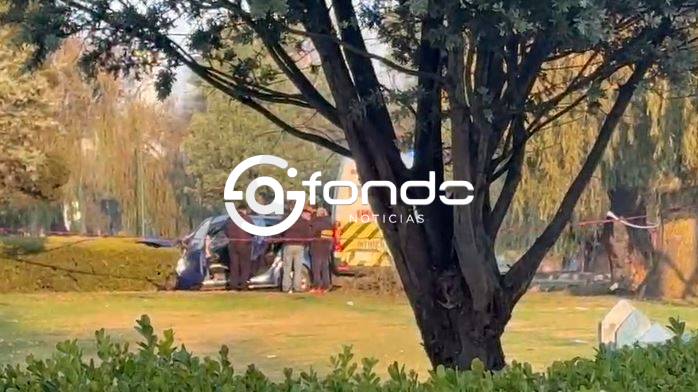 URGENTE: Mujer iba en su auto compacto y muere estrellada contra un árbol