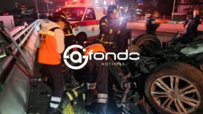 VELOCIDAD. Choque en el segundo piso deja un señor muerto y un pasajero sin brazo