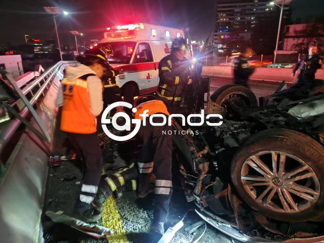 VELOCIDAD. Choque en el segundo piso deja un señor muerto y un pasajero sin brazo