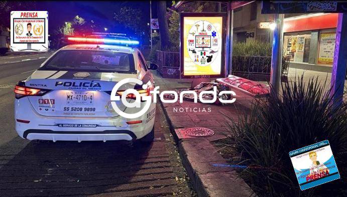 TRISTEZA: Señor pasaba sus días en las calles y muere solo junto a una parada de camión