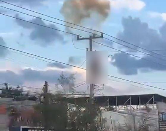 VIDEO: Ladrón sube a un poste, recibe enorme descarga eléctrica y cae en una patrulla