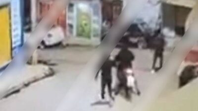 VIDEO: Pareja es encañonada por criminales que se llevaron su moto