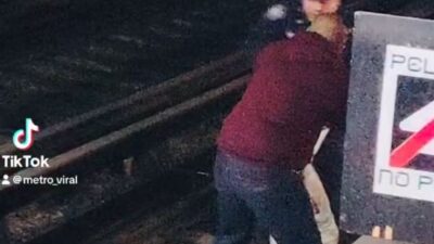 CAOS: Borrachos bajan a las vías y causan retrasos de 40 minutos en el Metro