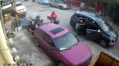 VIDEO: Señora ‘de acero’ queda en el fuego cruzado entre criminales y policías