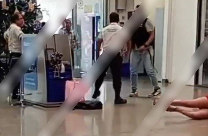 VIDEO: Guardia de Walmart pone en su lugar a esposos farderos