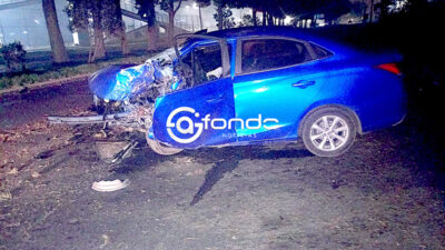 TRAGEDIA DE AÑO NUEVO. Valentín manejaba un auto y murió al chocar contra la barra de contención