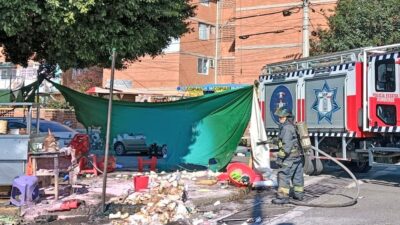 TRAGEDIA: Explota tanque de gas en un puesto de birria; hay 17 quemados