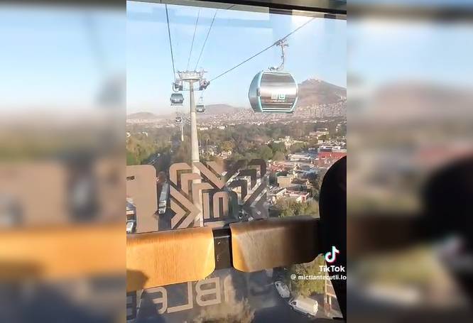 VIDEO: ‘¡Dios mío!’; graban momentos de terror en el Cablebús durante el sismo de 6.5 grados