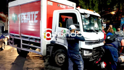 TRAGEDIA. Motociclista choca de frente contra camión de cerveza y pierde la vida de madrugada