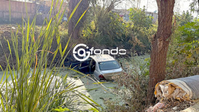 LAMENTABLE. Joven de 25 años queda al borde de la muerte tras hundirse en canal de aguas negras