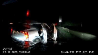 VIDEO: Falsos policías aterrorizan a conductores en la autopista por la madrugada